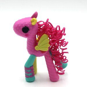Mini Lala-oopsies HORSE Lalaloopsy Ponies ALMOND Pegasus 4.25" MGA Colorful Cute
